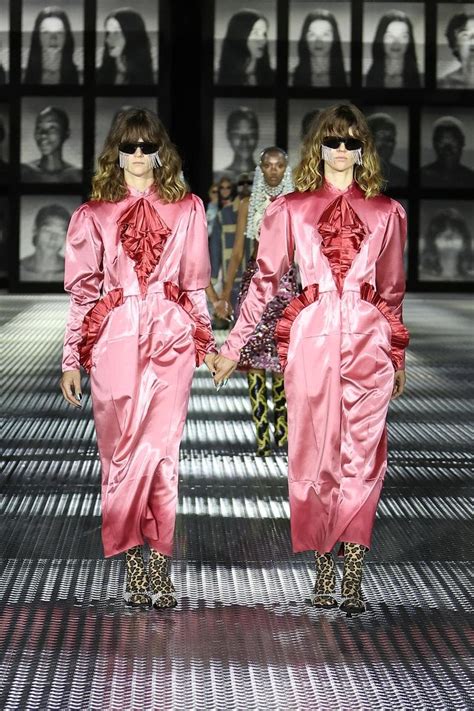 gucci fashion show all the dresses